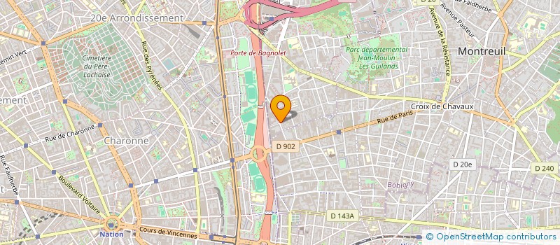 localisation de l'entreprise IYANA à BAGNOLET