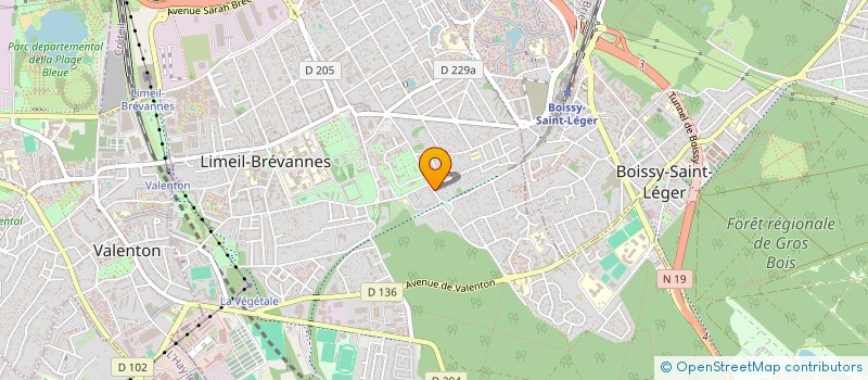 localisation de l'entreprise IYED TAXI  LIMEIL BREVANNES