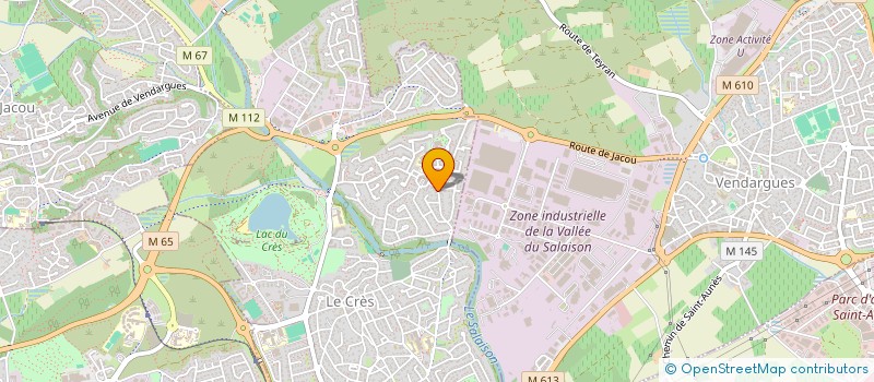 localisation de l'entreprise IYG CORPORATE  LE CRES