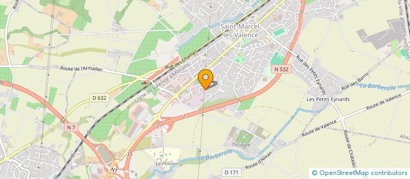 localisation de l'entreprise IYI CONCEPT  SAINT-MARCEL-LES-VALENCE