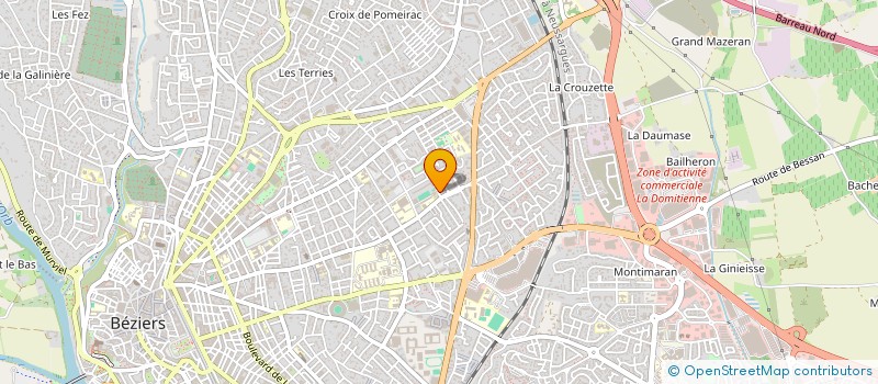 localisation de l'entreprise IYI CONSTRUCTION  BEZIERS