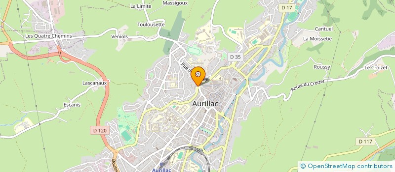 localisation de l'entreprise IYLAN & CO à AURILLAC