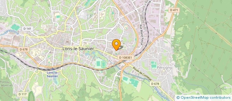 localisation de l'entreprise IYM ISO FACADES à LONS-LE-SAUNIER