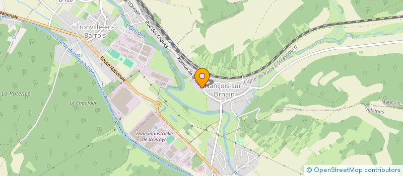 localisation de l'entreprise IZ à NANCOIS-SUR-ORNAIN