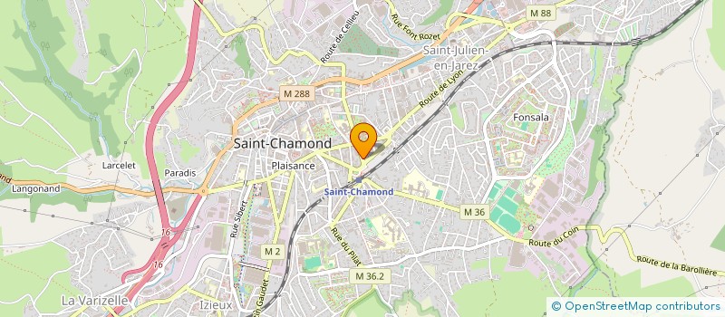 localisation de l'entreprise IZ BATIMENT  SAINT-CHAMOND