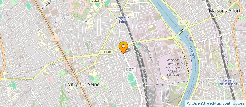 localisation de l'entreprise IZ-EY-BAT à VITRY-SUR-SEINE