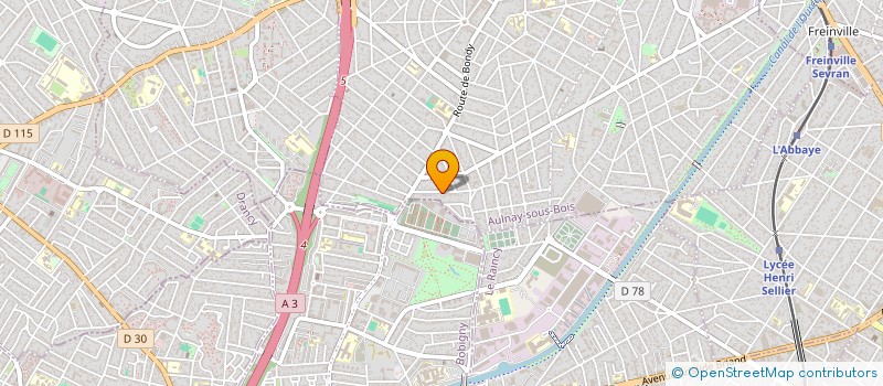 localisation de l'entreprise IZ GROUPE à AULNAY-SOUS-BOIS