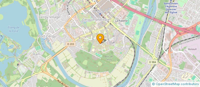 localisation de l'entreprise IZ3 CONSEIL  CERGY