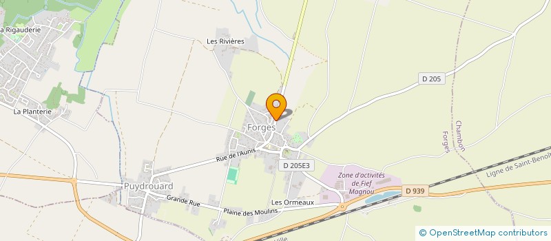 localisation de l'entreprise IZA  FORGES