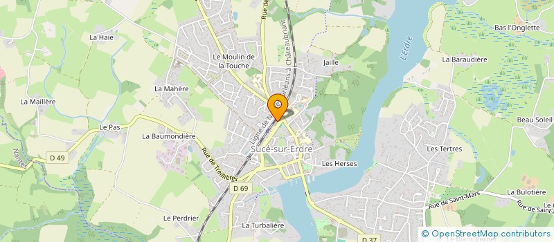 localisation de l'entreprise IZA  SUCE-SUR-ERDRE