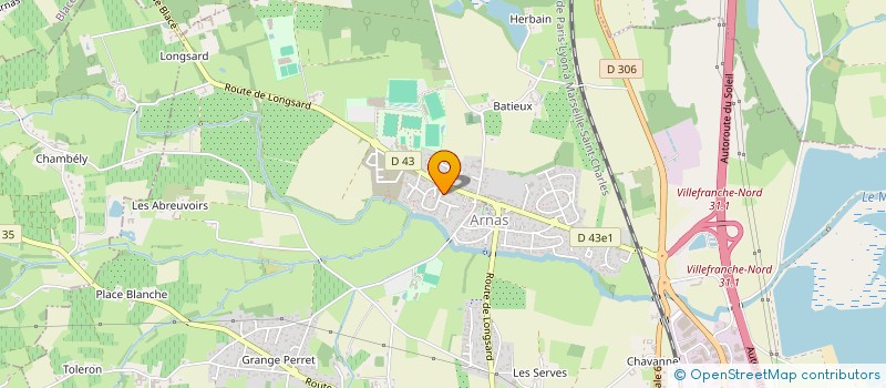 localisation de l'entreprise IZA  ARNAS