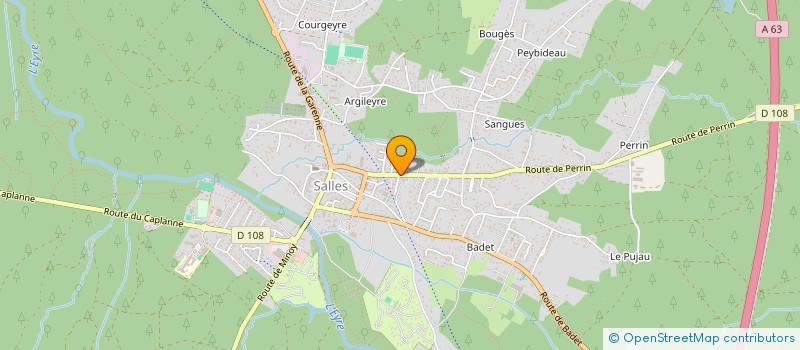 localisation de l'entreprise IZA à SALLES