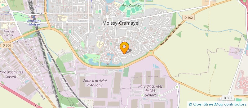 localisation de l'entreprise IZA - EXPERTISE 770 à MOISSY-CRAMAYEL