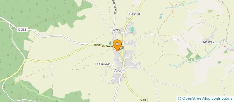 localisation de l'entreprise IZA GAILLARD à SAINT-JEAN-LACHALM