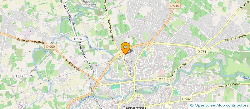 localisation de l'entreprise IZAC HUBERT ET ARTEL ANDRE  CARPENTRAS