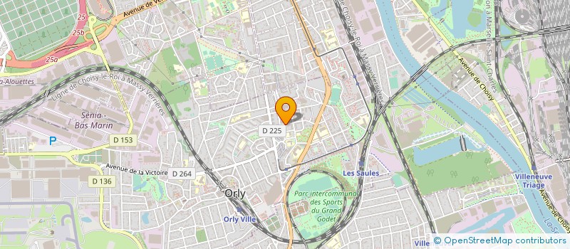 localisation de l'entreprise IZAC PRIMEURS  ORLY