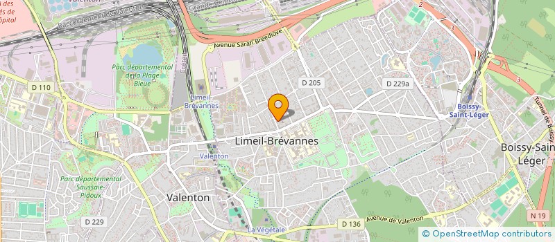 localisation de l'entreprise IZAC TRANSPORT  LIMEIL-BREVANNES