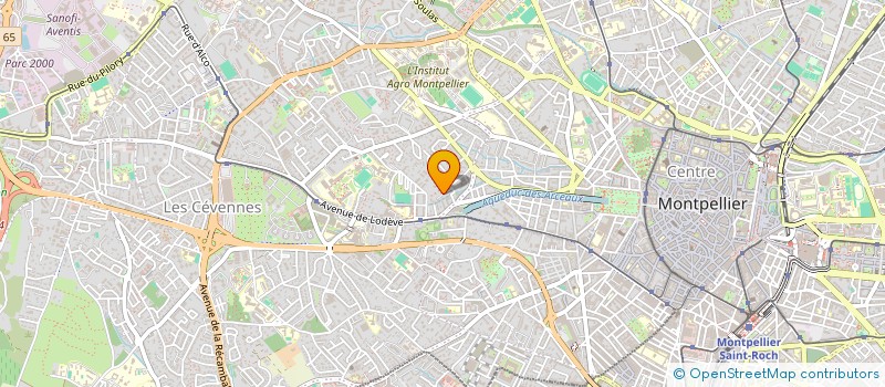 localisation de l'entreprise IZACCESS à MONTPELLIER