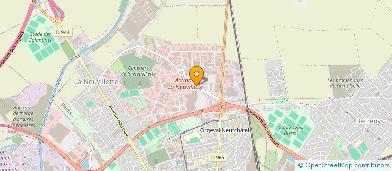 localisation de l'entreprise IZACE LA NEUVILETTE à REIMS