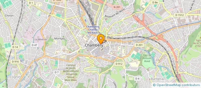 localisation de l'entreprise IZADANA  CHAMBERY