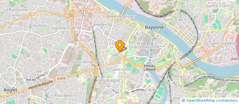 localisation de l'entreprise IZAERA L'ESSENCE à BAYONNE