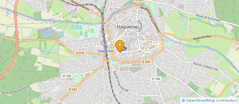 localisation de l'entreprise IZAESTBELLE  HAGUENAU