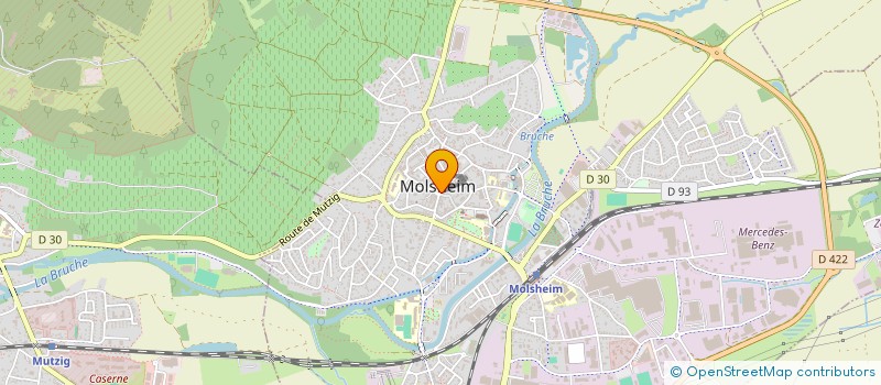 localisation de l'entreprise IZAFAY  MOLSHEIM