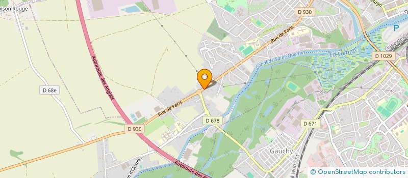 localisation de l'entreprise IZAGREG  SAINT-QUENTIN