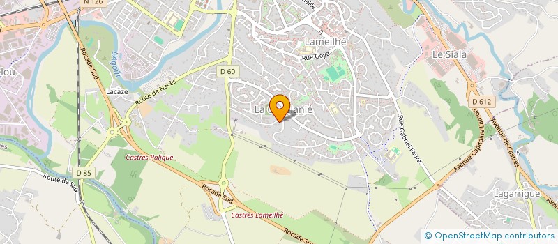 localisation de l'entreprise IZAID  CASTRES