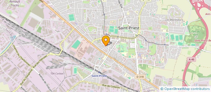 localisation de l'entreprise IZAKTECH  SAINT-PRIEST