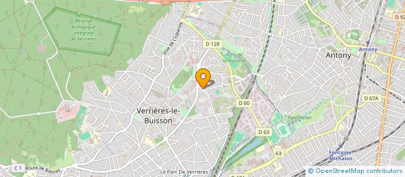 localisation de l'entreprise IZALITAKER à VERRIERES-LE-BUISSON