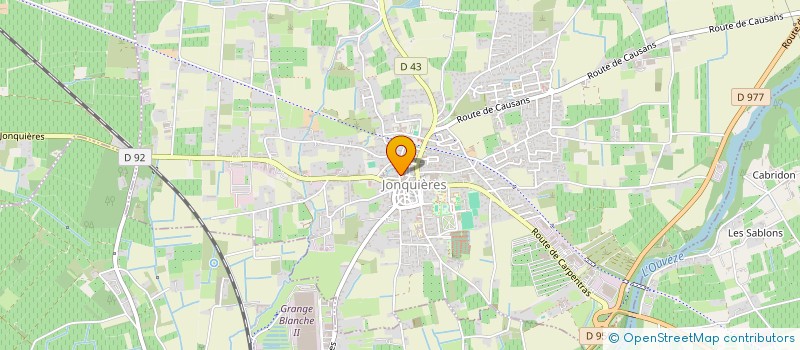 localisation de l'entreprise IZALLIA  JONQUIERES