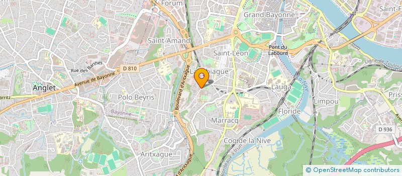 localisation de l'entreprise IZAN UNTZIA à BAYONNE