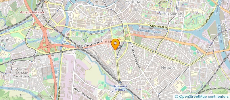 localisation de l'entreprise IZANAGI à STRASBOURG