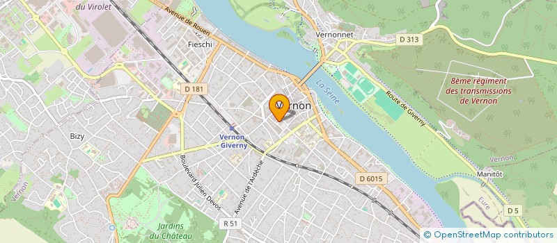 localisation de l'entreprise IZAND'ART  VERNON