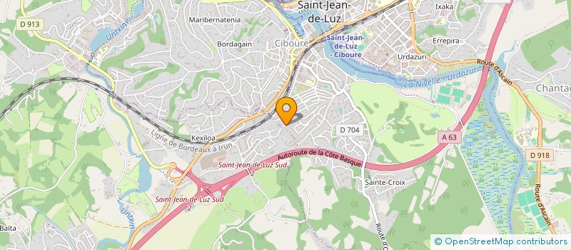 localisation de l'entreprise IZAR  CIBOURE