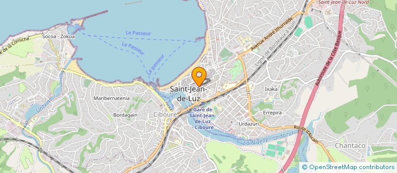 localisation de l'entreprise IZAR ARTE à SAINT-JEAN-DE-LUZ