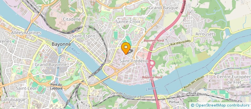 localisation de l'entreprise IZAR DESIGN à BAYONNE