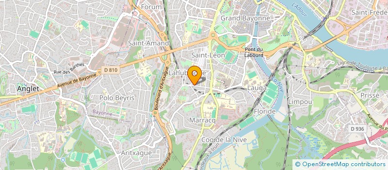localisation de l'entreprise IZAR-ONA à BAYONNE