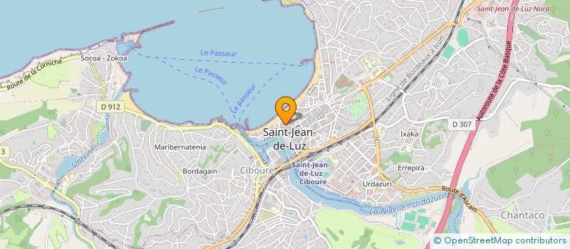 localisation de l'entreprise IZARAN  SAINT-JEAN-DE-LUZ