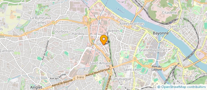 localisation de l'entreprise IZARBEL à BAYONNE