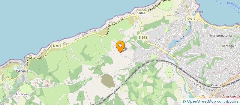 localisation de l'entreprise IZAREKO ETXEA  URRUGNE