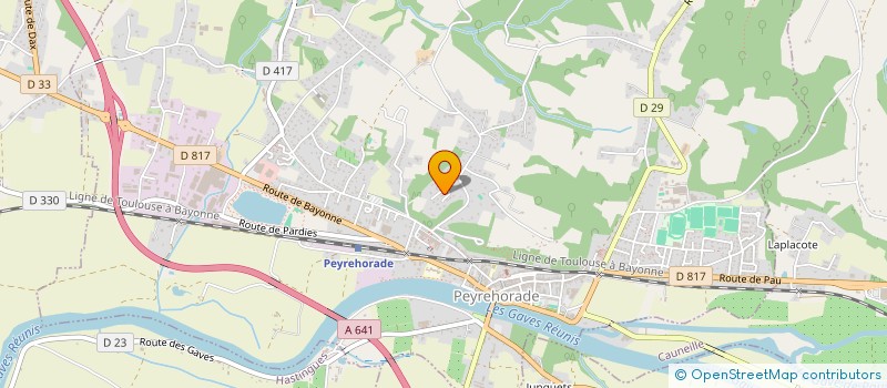 localisation de l'entreprise IZARRAK  PEYREHORADE