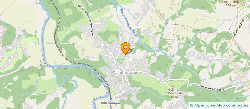 localisation de l'entreprise IZARSPORT à VILLEFRANQUE