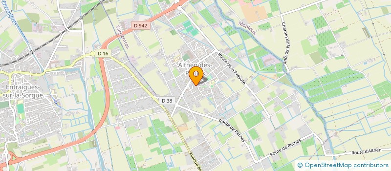 localisation de l'entreprise IZAS PROPRETE  ALTHEN-DES-PALUDS