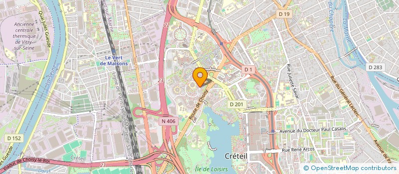 localisation de l'entreprise IZASTEMAPHY à CRETEIL