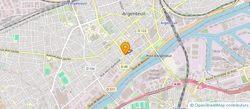 localisation de l'entreprise IZCARS  ARGENTEUIL