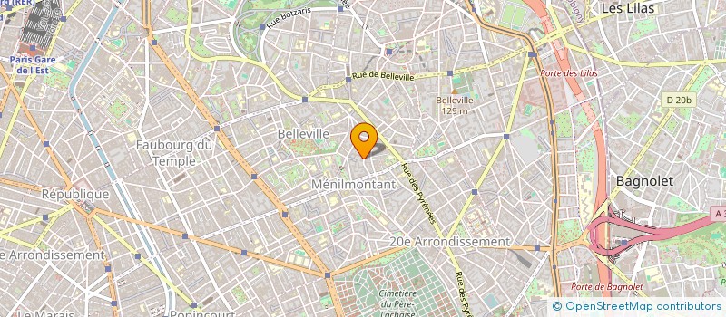 localisation de l'entreprise IZDEG TRANSPORT  PARIS