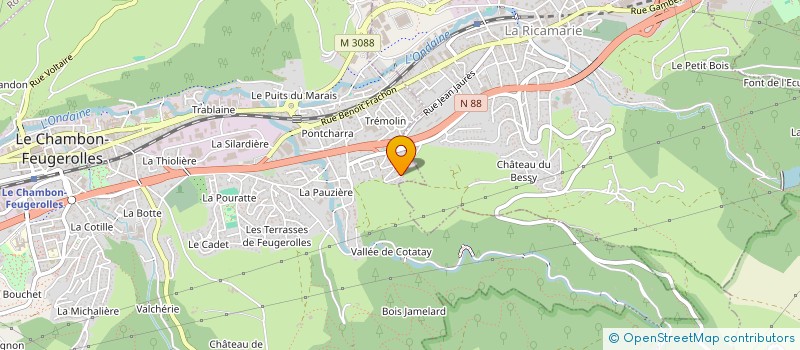 localisation de l'entreprise IZDIHAR à LE CHAMBON-FEUGEROLLES