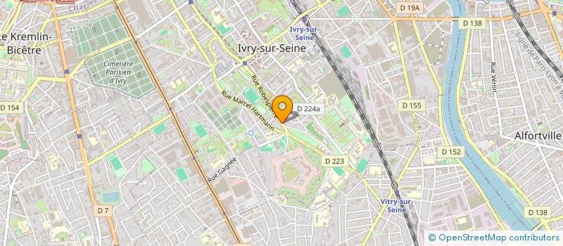 localisation de l'entreprise IZE - ATELIER DE PRODUCTION à IVRY-SUR-SEINE